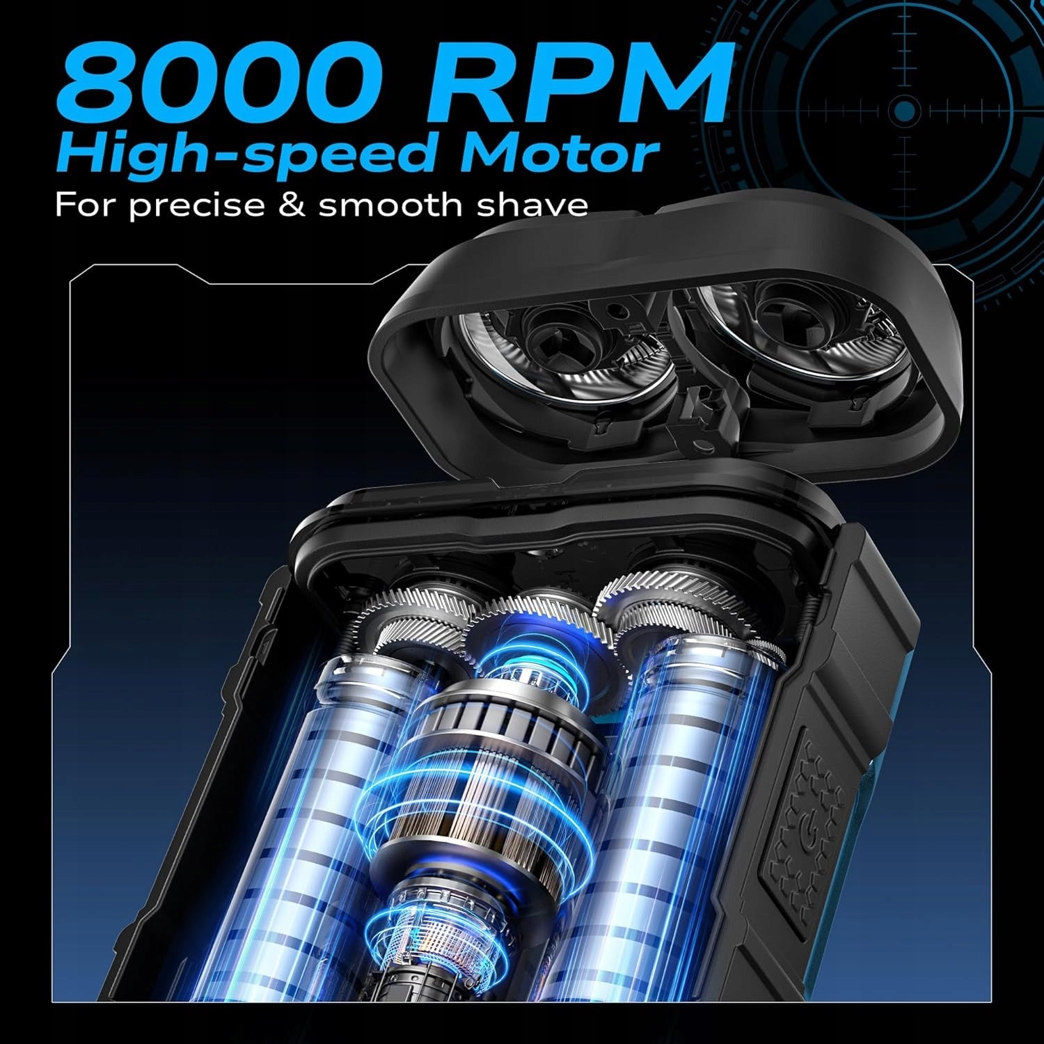 ELECTRIC POCKET SHAVER ROTARY USB TRAVEL IPX6 Manufacturer code 6955724628624