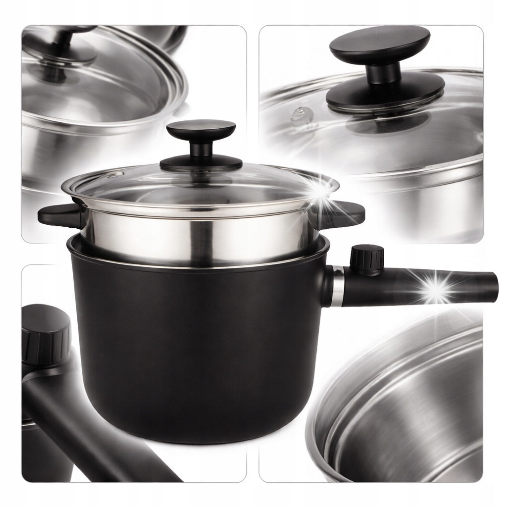 ELECTRIC POT 1,5L 600W 18cm MULTIFUNCTIONAL FOR COOKING HEATING