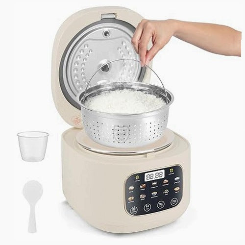 ELECTRIC PRESSURE COOKER FOR RICE 3L CERAMIC 10 PROGRAMS FOR FAMILY