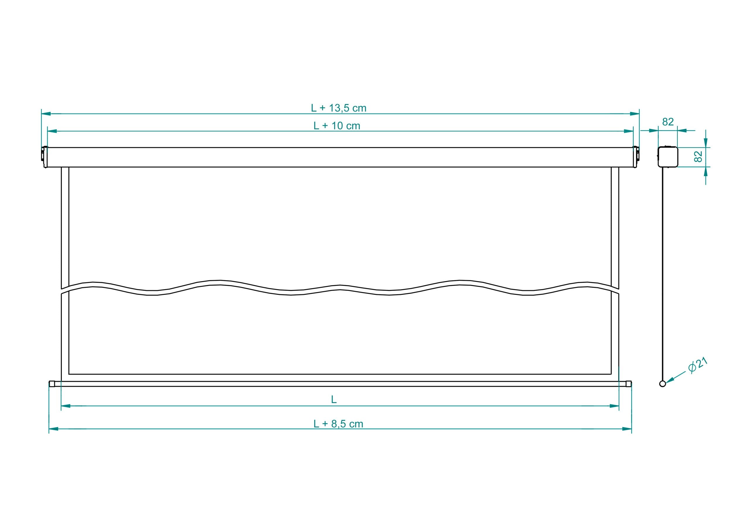 ELECTRIC PROJECTION SCREEN 170Cm 16:9 PILOT MW+ Manufacturer code R.C.S. 77 in. MW 16/9