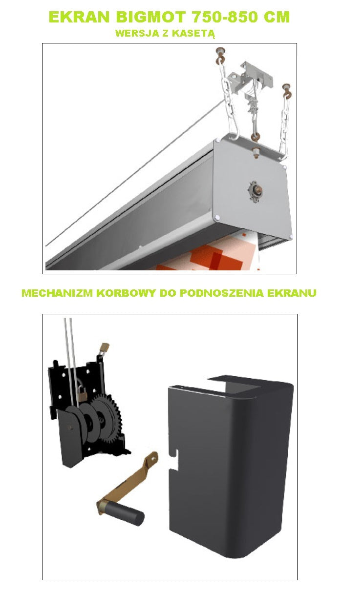 ELECTRIC PROJECTION SCREEN AVERS BIGMOT 750 CM EAN (GTIN) 5905191943776