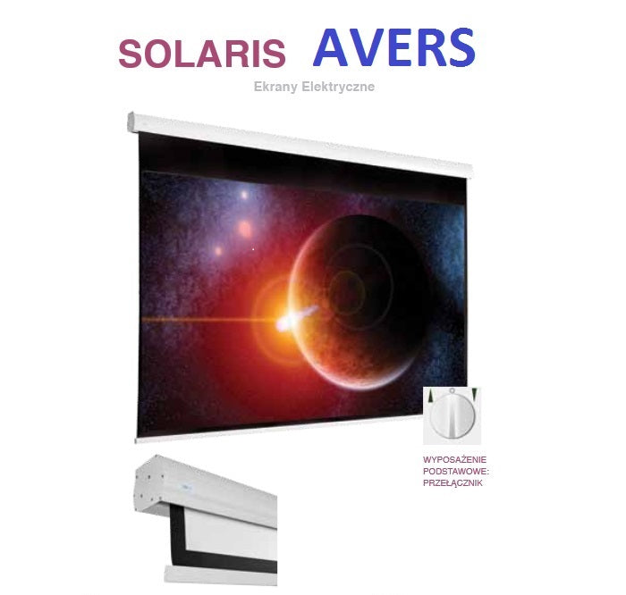 ELECTRIC PROJECTION SCREEN AVERS SOLARIS 350 CM Brand AVERS