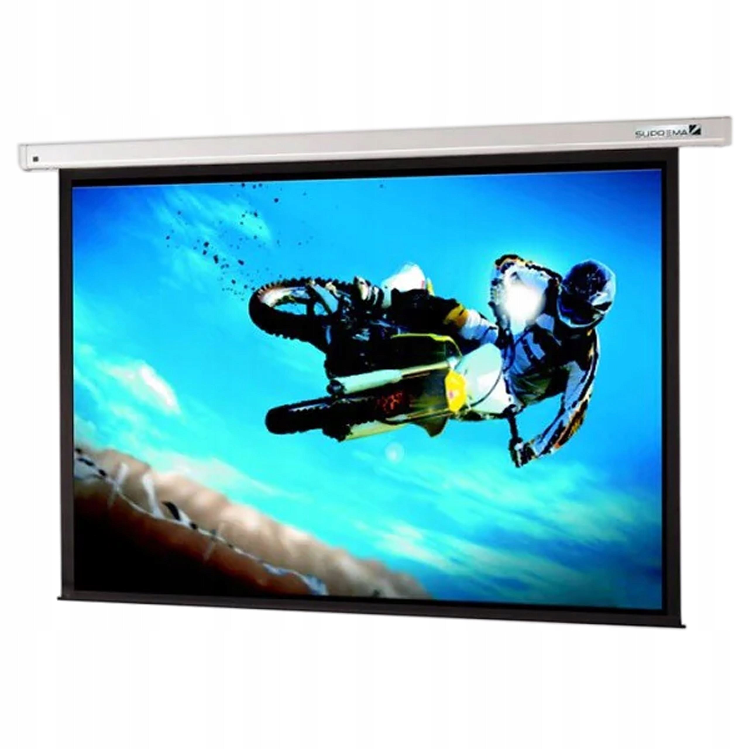 ELECTRIC PROJECTION SCREEN SUPREMA LUPUS 16:9 234x132cm MATT WHITE Brand SUPREMA