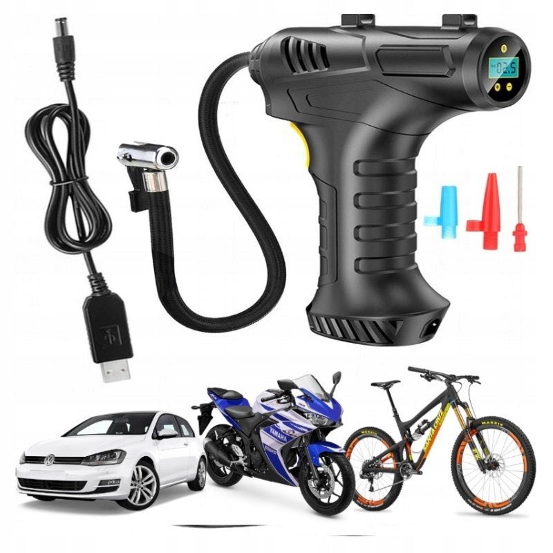 ELECTRIC PUMP BICYCLE CAR COMPRESSOR WIRELESS COMPRESSOR Packaging status original