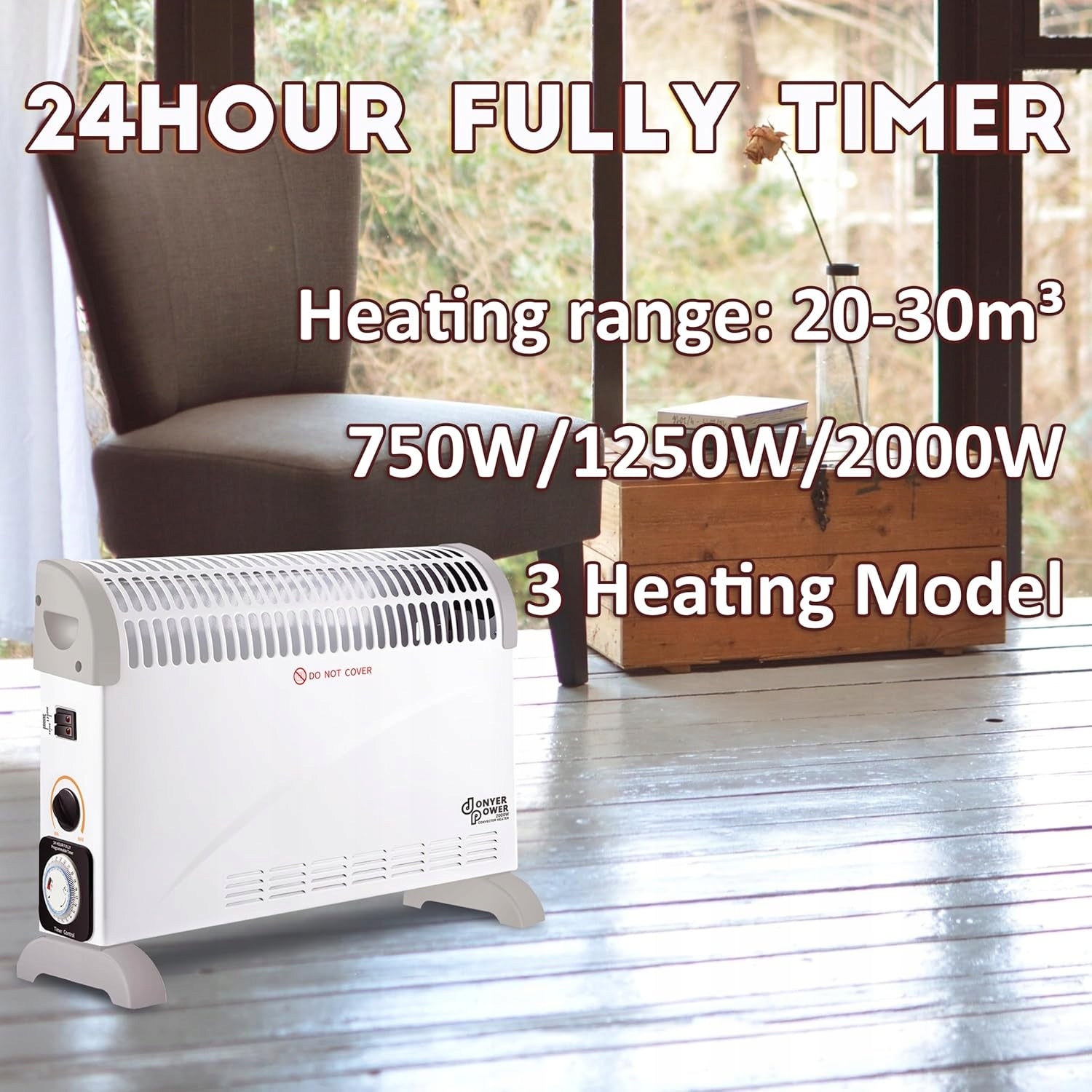 ELECTRIC RADIATOR CONVECTOR RADIATOR 2000W thermostat and programmer EAN (GTIN) 5906268002679