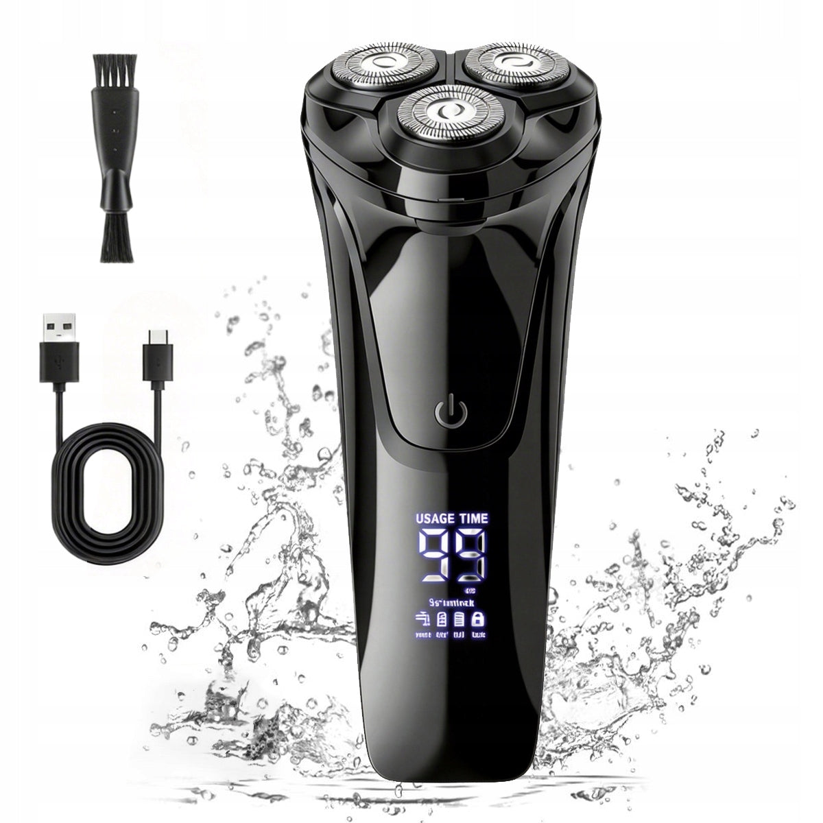 ELECTRIC RAZOR CORDLESS SHAVER FOR BEARD FACIAL HAIR USB