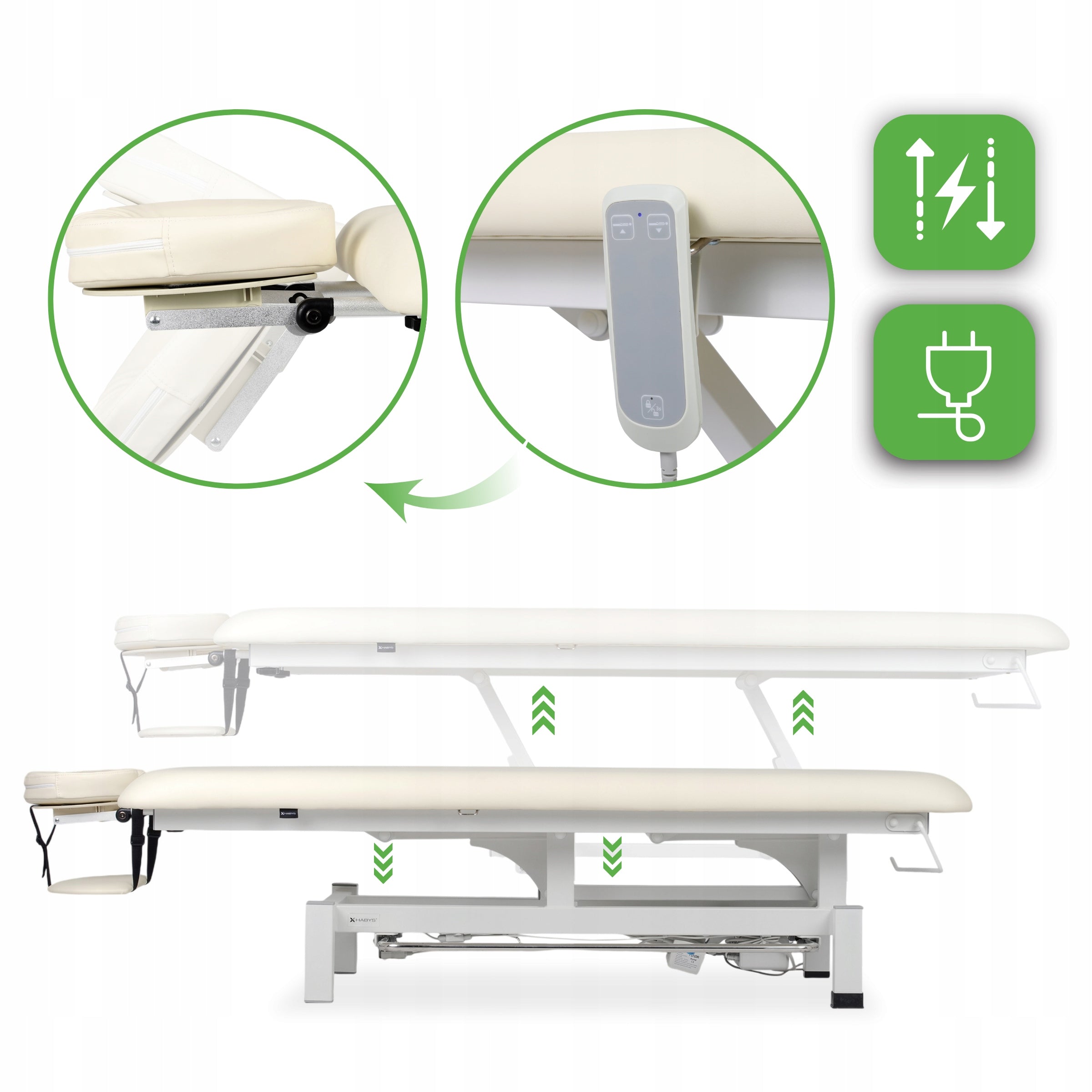 ELECTRIC REHABILITATION TABLE FORTIS 1 REMOTE CONTROL FRAME HABYS Packaging status original