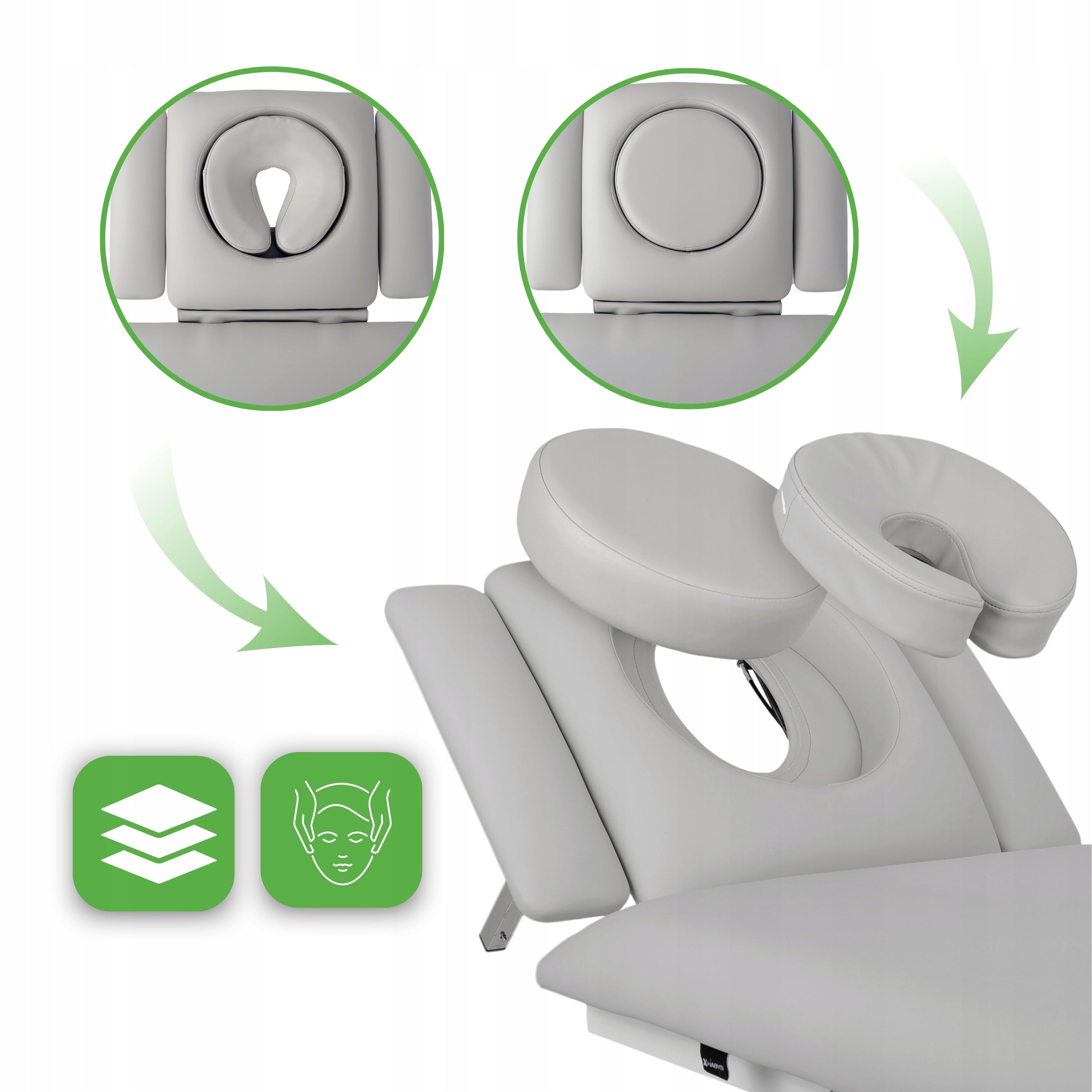ELECTRIC REHABILITATION TABLE FORTIS 5 ERGO PILOT CONTROL FRAME HABYS Color white