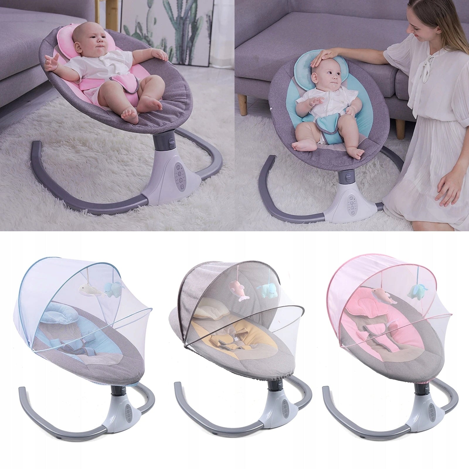 ELECTRIC ROCKER BABY LOUNGER SEAT GIFT MP3 UP TO 12 KG Brand no brand