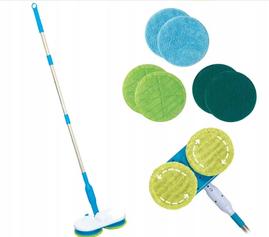 ELECTRIC ROTARY MOP with 6 washers