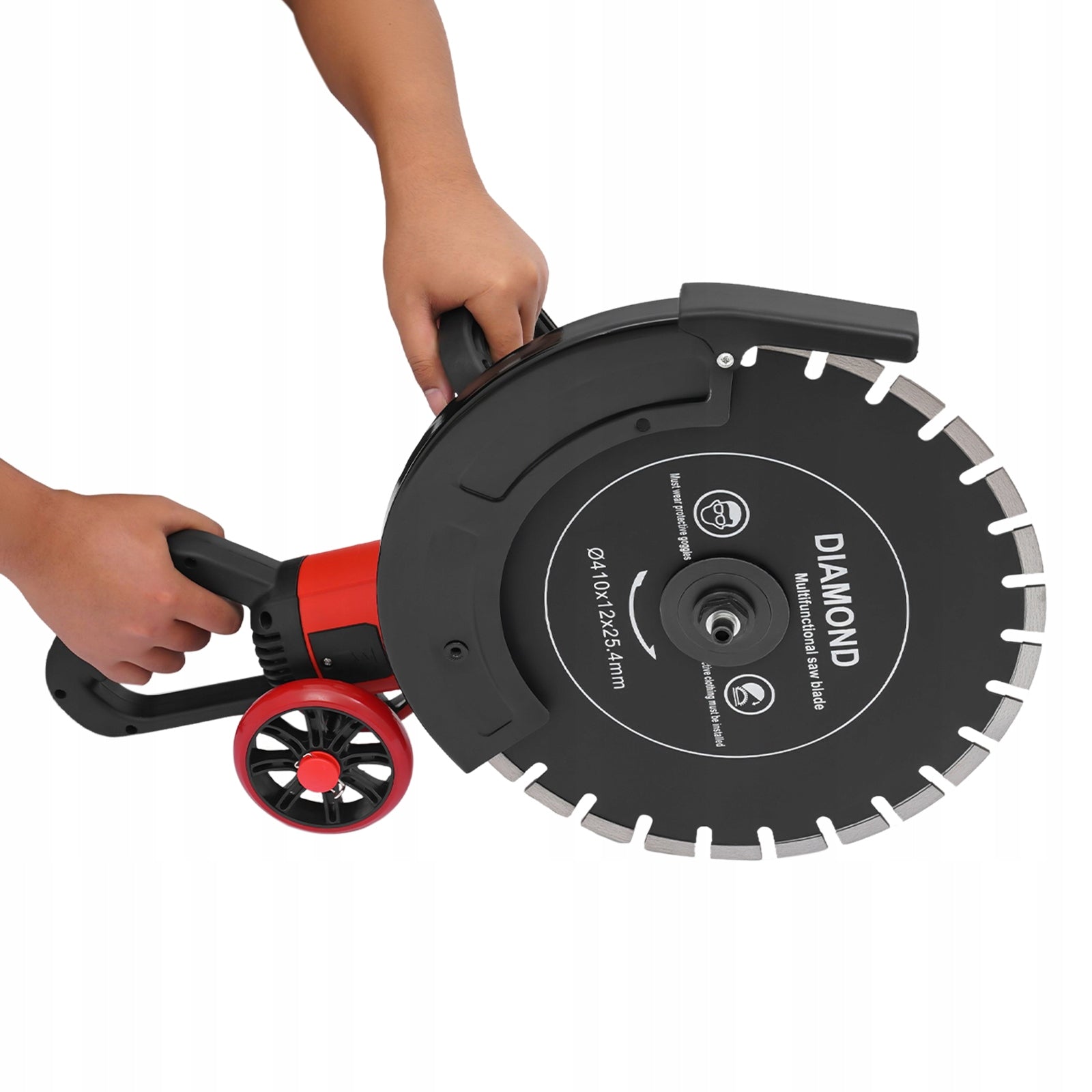 ELECTRIC SAW FOR CONCRETE/METAL/RED BRICK 4KW PURE COPPER MOTOR 410MM DISC Power supply mains