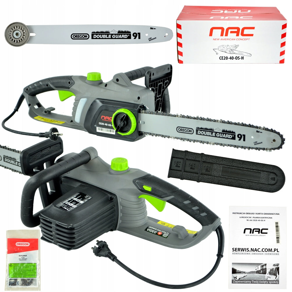 ELECTRIC SAW NAC 2000 IN FAST NACCHAIN STRING ACCESSORIES OREGON 40 CM