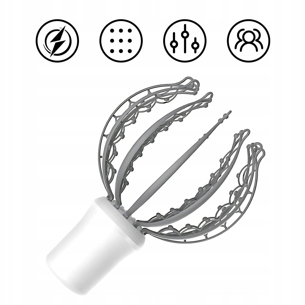 ELECTRIC SCALP MASSAGER 12-TOOTH ELECTRIC HEAD MASSAGER Manufacturer code ZREE-DSJIFJIE