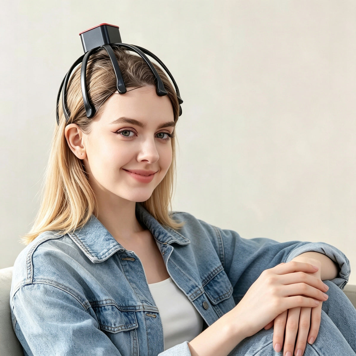 ELECTRIC SCALP MASSAGER DOES NOT TANGLE HAIR ERGONOMIC SHAPE Manufacturer code BEDEE