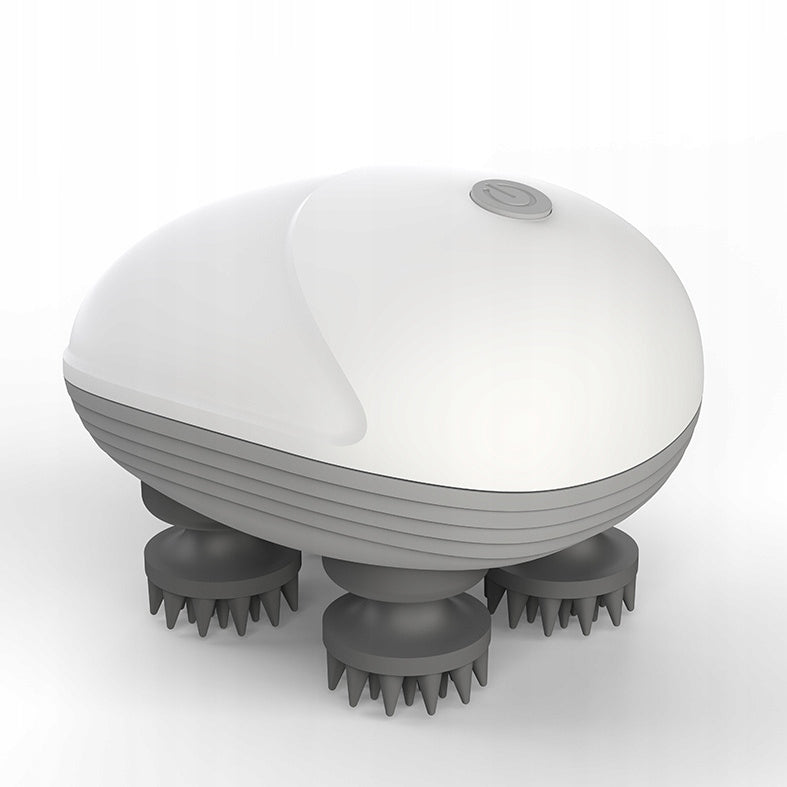 ELECTRIC SCALP MASSAGER GENTLE RELAXING FOR BODY HANDY Color white