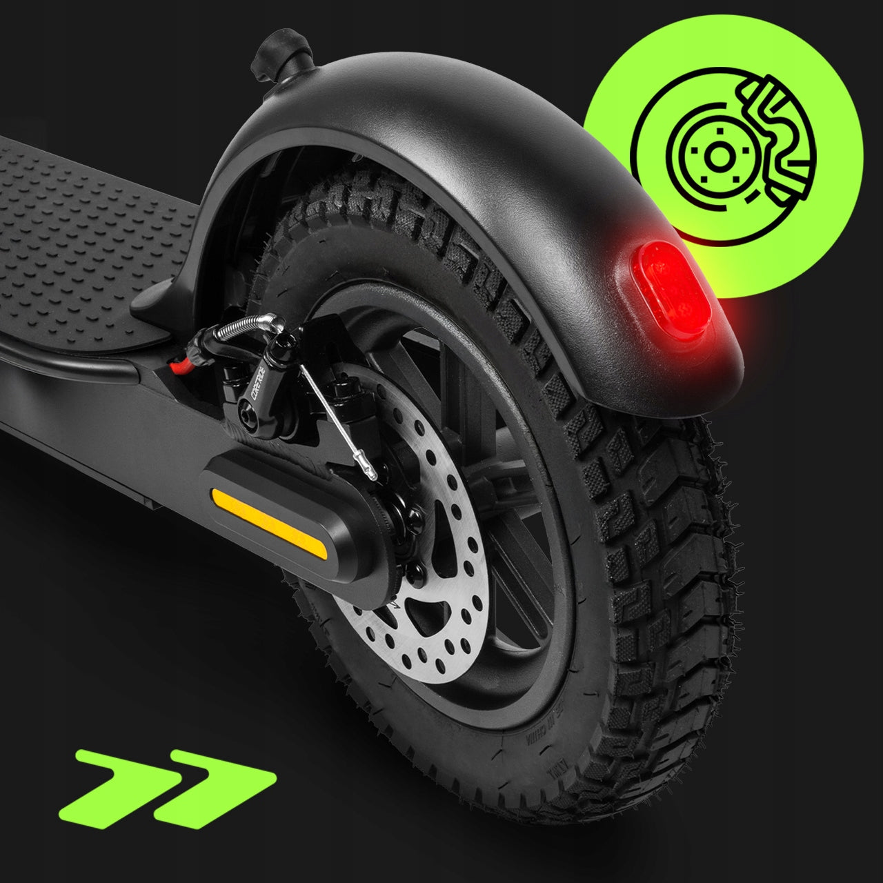 ELECTRIC SCOOTER 10 Ah 350W RANGE 35 HP LARGE WHEELS 10" WITH SHOCK ABSORPTION Model E-Cruise