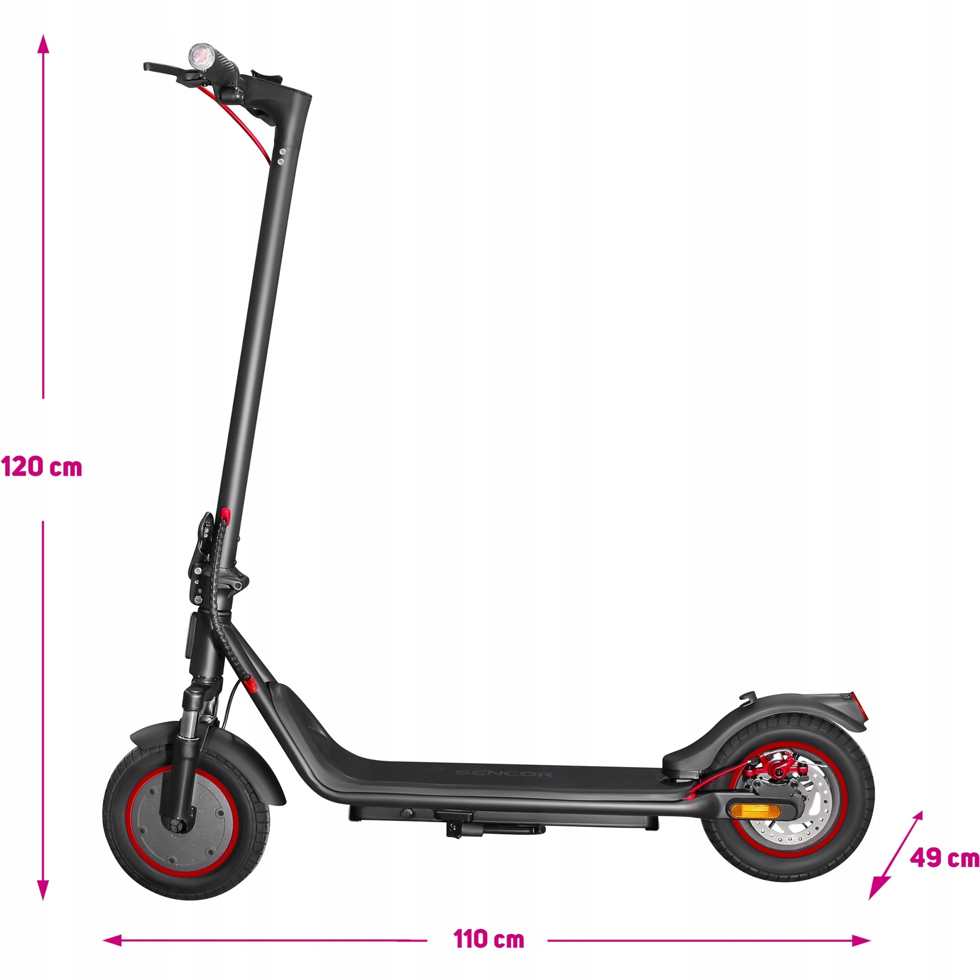 ELECTRIC SCOOTER 350W LIGHTWEIGHT FOLDING FAST 3 MODES SENCOR SCOOTER S31 Brand Sencor