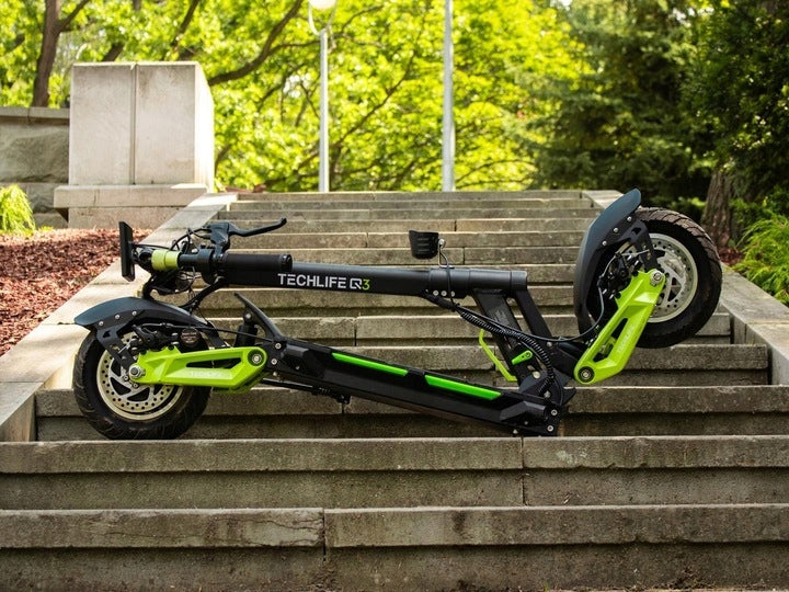ELECTRIC SCOOTER TECHLIFE Q3 V2 2026 1365W 16,5Ah +PILOT FOR VMAX Model Q3 GREEN