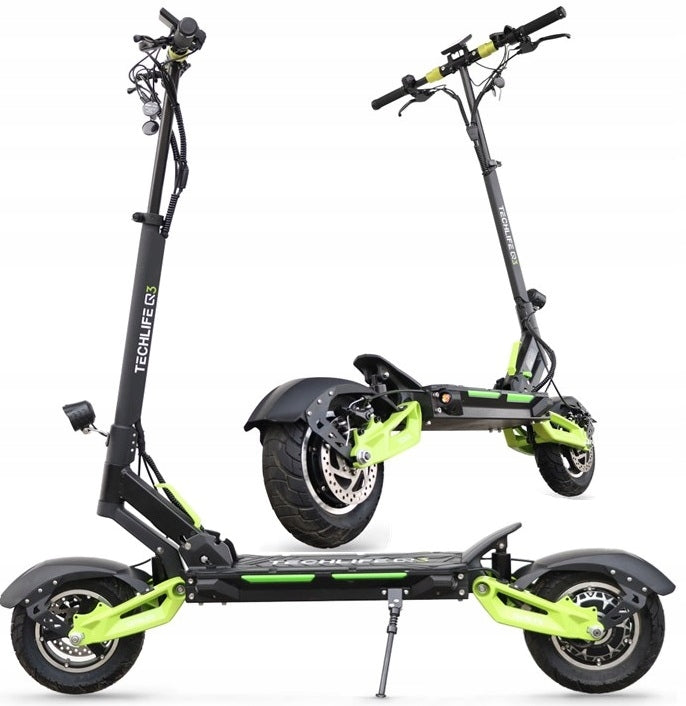 ELECTRIC SCOOTER TECHLIFE Q3 V2 2026 1365W 16,5Ah +PILOT FOR VMAX Packaging status original