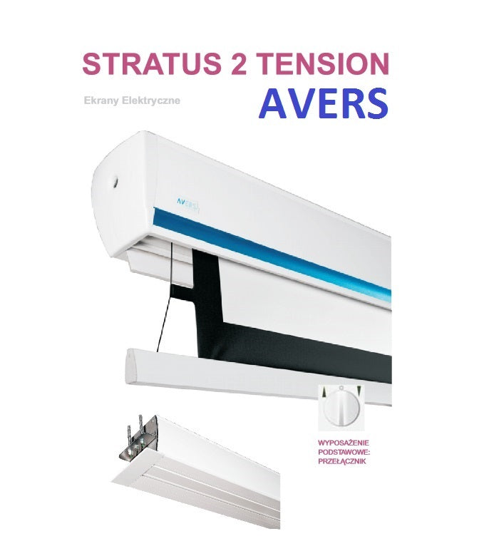 ELECTRIC SCREEN AVERS STRATUS 2 TENSION 210 CM Brand AVERS