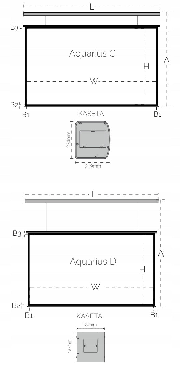 ELECTRIC SCREEN SUPREMA AQUARIUS C/D 550x413 4:3 EAN (GTIN) 0669158400928