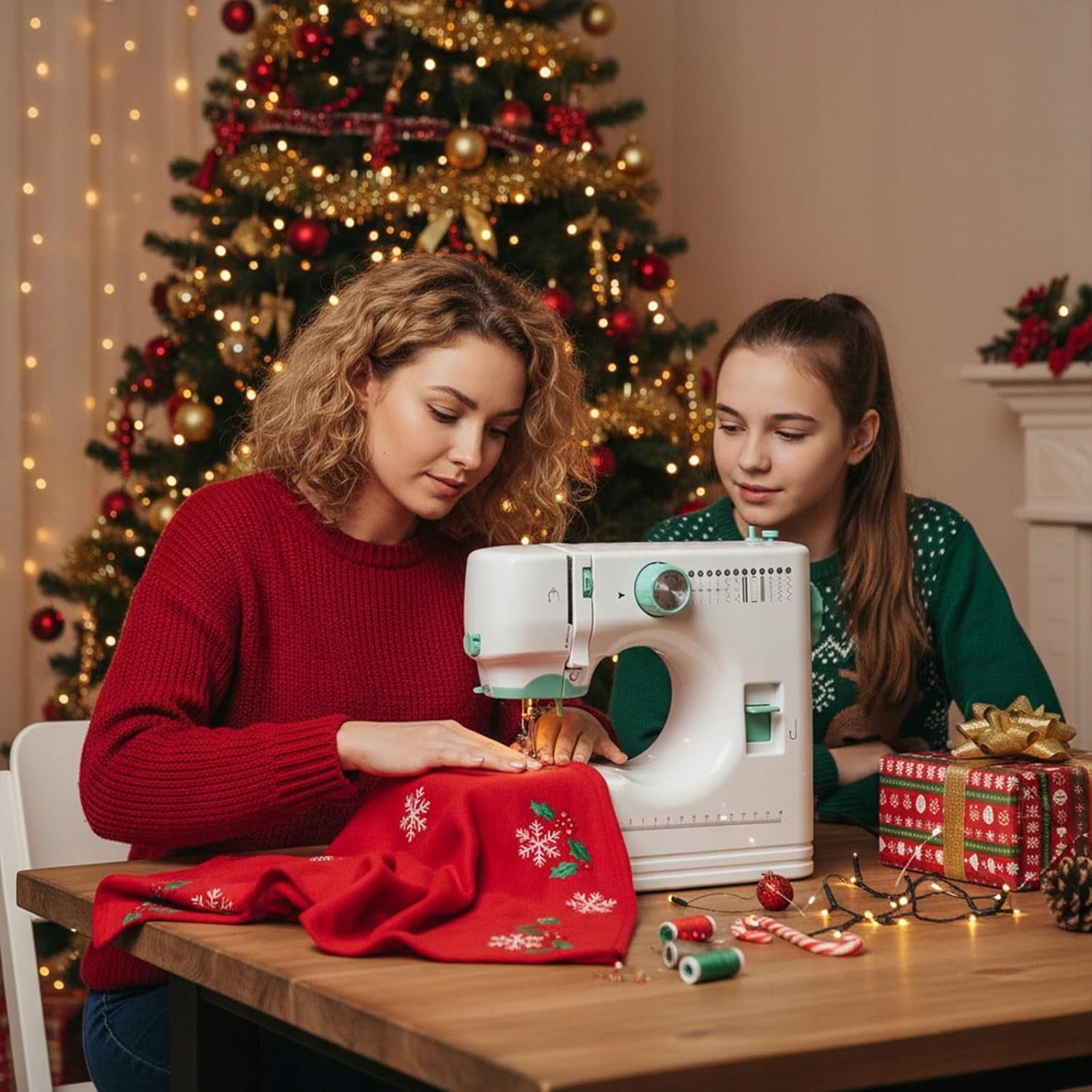 ELECTRIC SEWING MACHINE 12 STITCHES 2 MODES OF OPERATION EASY THREADING Packaging status original