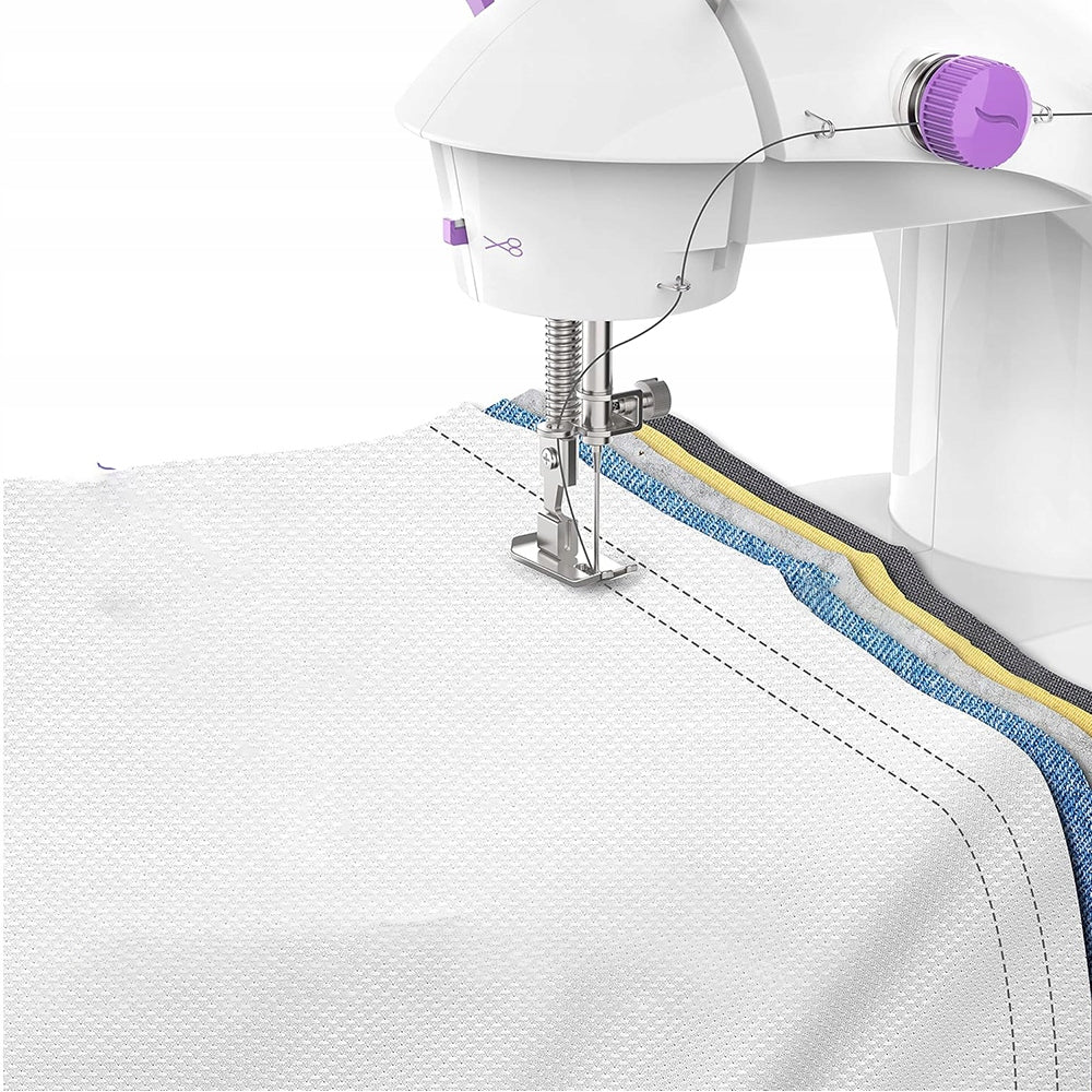 ELECTRIC SEWING MACHINE SMALL WITH PEDAL FOR FABRIC AND THIN LEATHER Brand Bedee