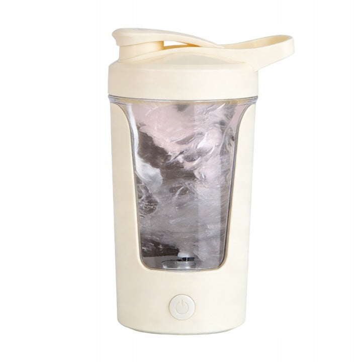 ELECTRIC SHAKER FOR PROTEINS 450ML SHAKER PORTABLE ELECTRIC USB WHITE Volume 450 ml