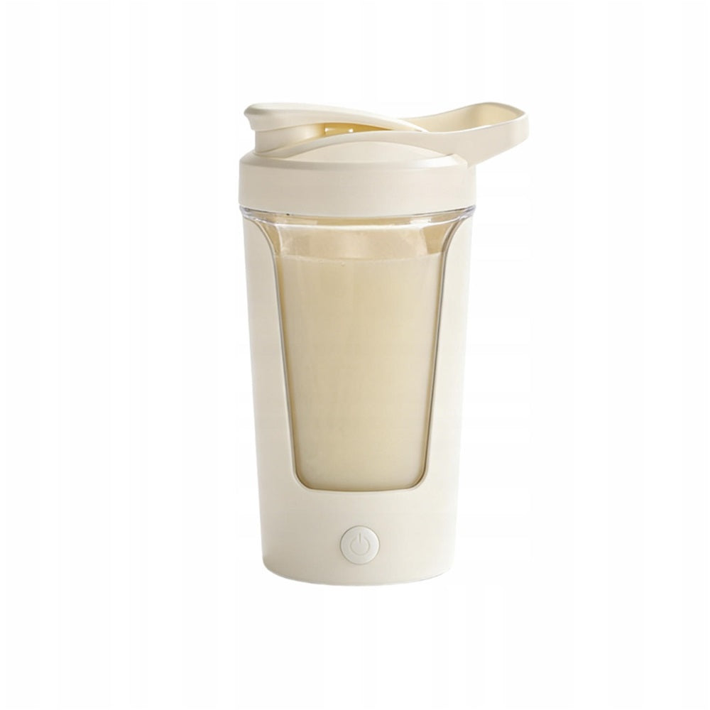 ELECTRIC SHAKER FOR PROTEINS 450ML SHAKER PORTABLE ELECTRIC USB WHITE