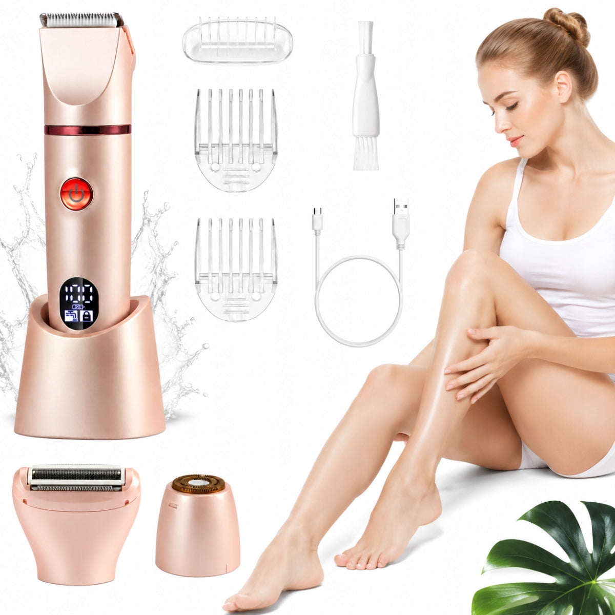 ELECTRIC SHAVER FOR WOMEN,SHAVING MACHINE, BIKINI TRIMMER,FOR FACE