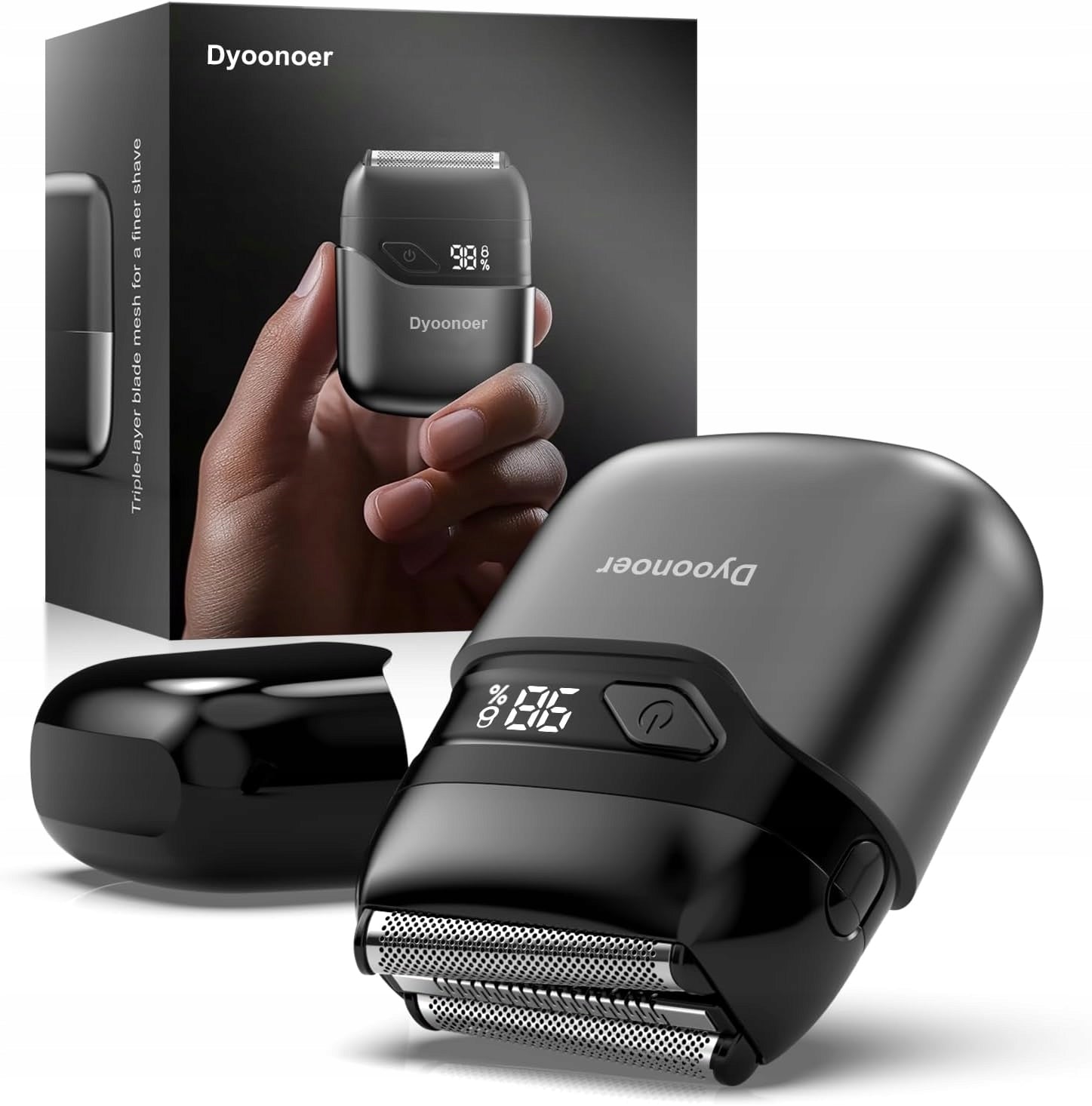 ELECTRIC SHAVER MACHINE LED DISPLAY USB-C DYOONOER MS-9703