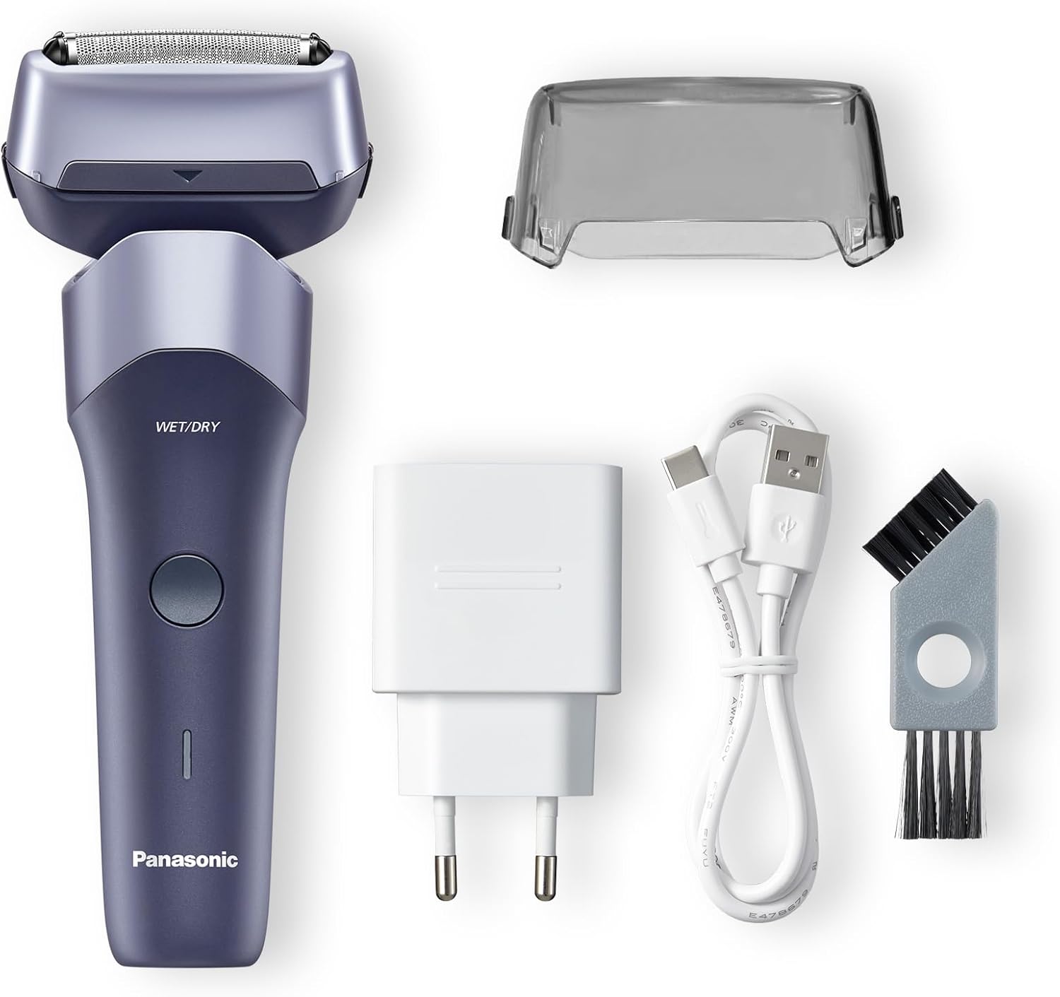 ELECTRIC SHAVER MALE 3 BLADES USB-C WET DRY LED Packaging status original