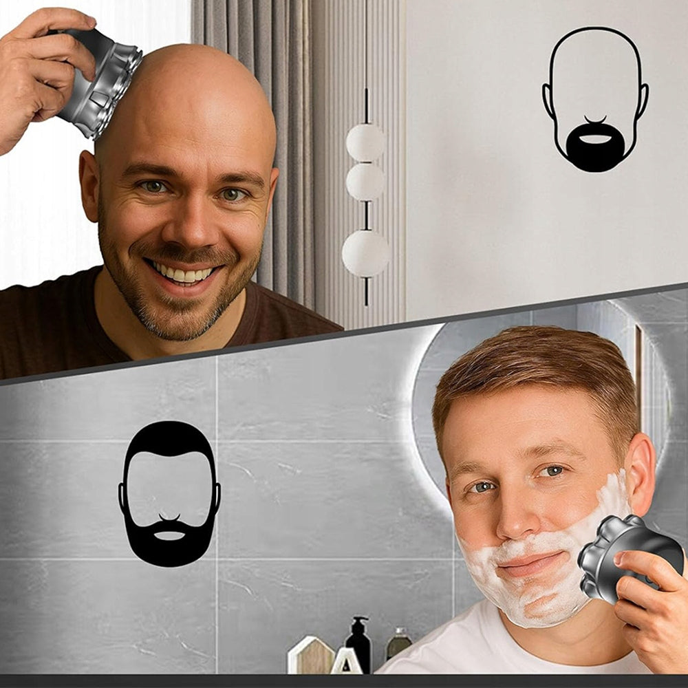 ELECTRIC SHAVER MALE 7D FLOATING LED HEAD DISPLAY 2 GEARS Brand no brand