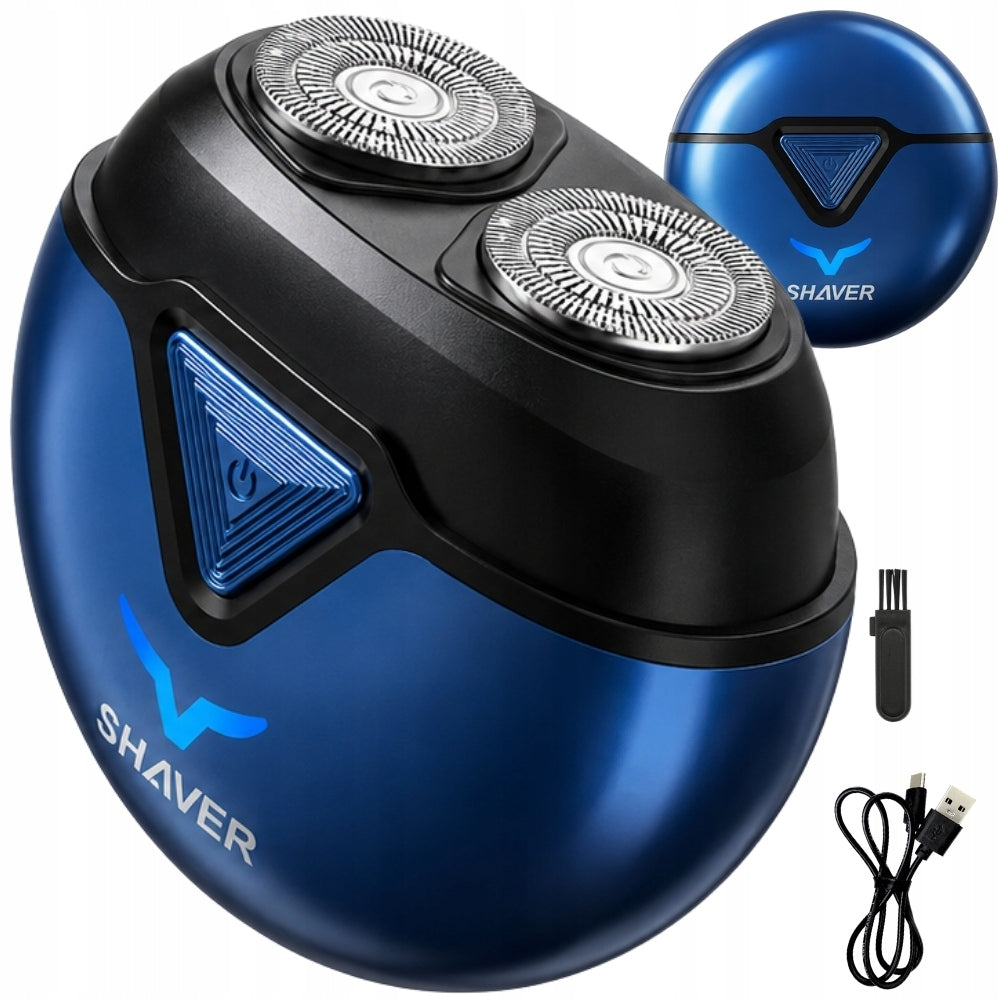 ELECTRIC SHAVER MEN'S COMPACT USB-C TRAVEL MINI WIRELESS LED