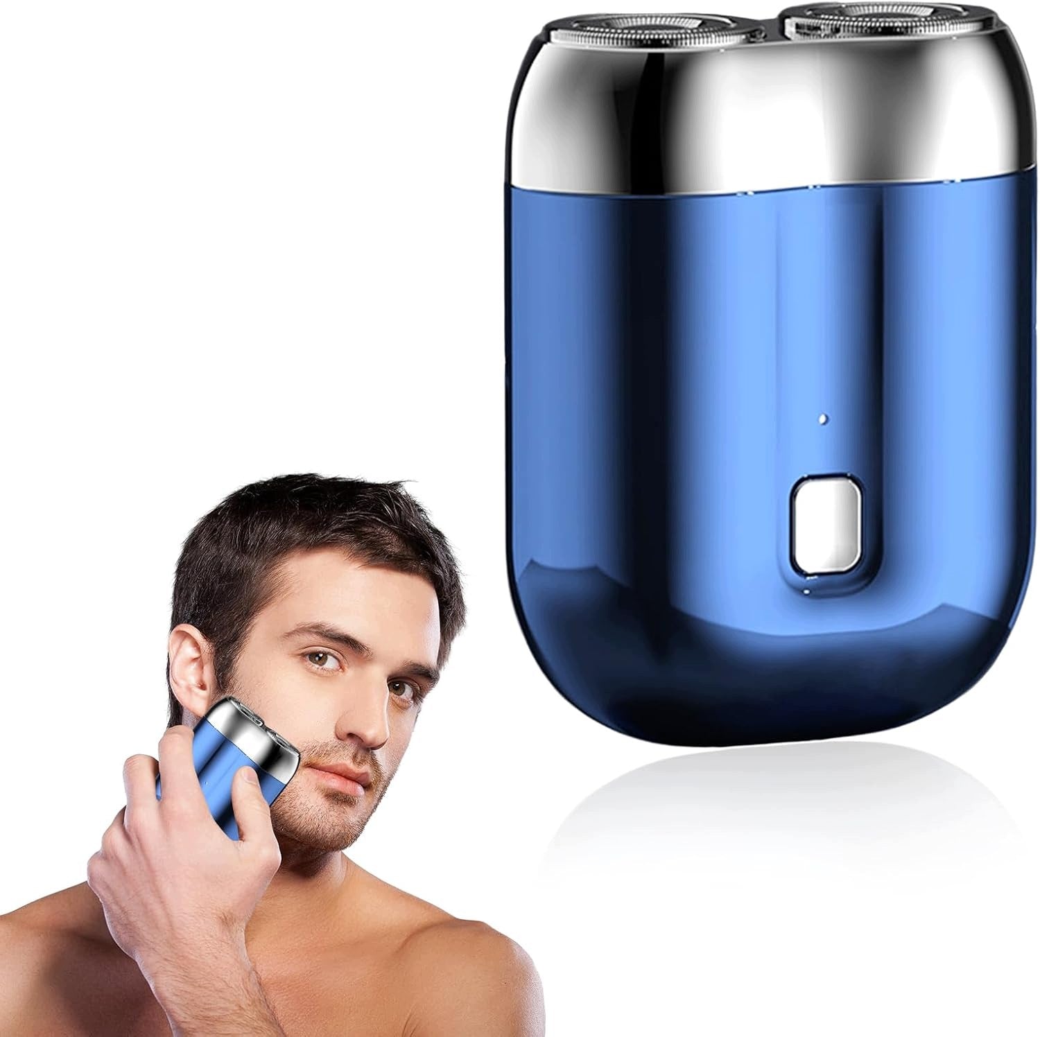 ELECTRIC SHAVER MINI WATERPROOF IPX7 USB-C BLUE