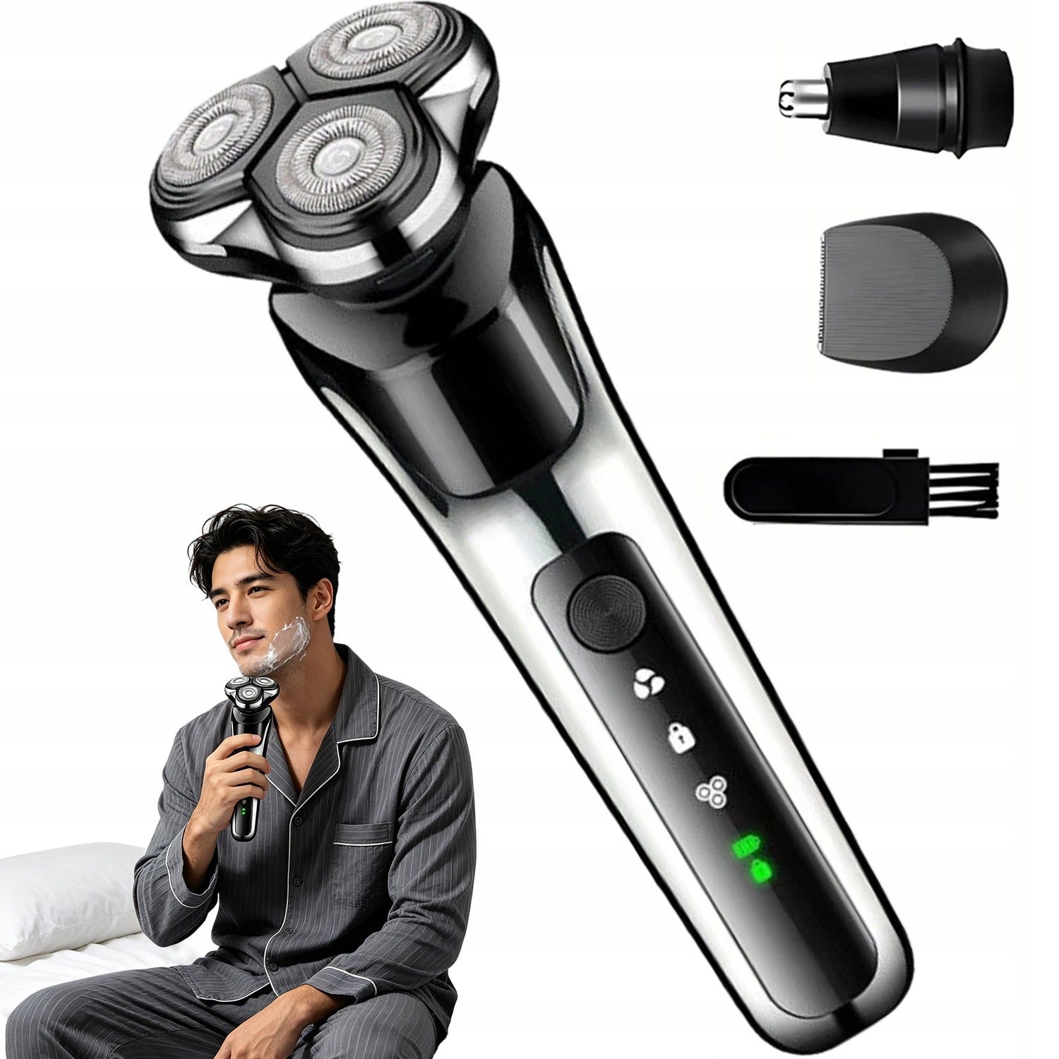 ELECTRIC SHAVER SHAVING NASAL HAIR TRIMMING BEARD TRIMMER