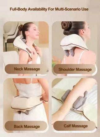 ELECTRIC SHOULDER AND NECK MASSAGER WITH HEATING FUNCTION FOR BACK AND LEGS Manufacturer code M01000000000592 1780