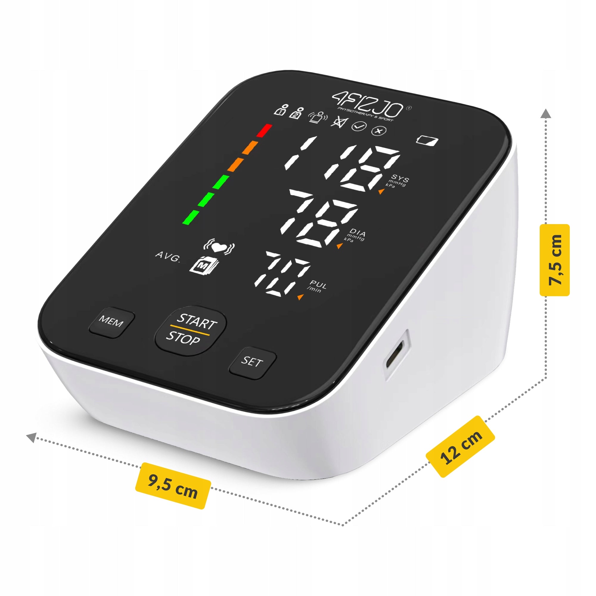 ELECTRIC SHOULDER BLOOD PRESSURE MONITOR ARRHYTHMIA WITH ASSISTANT ACCURATE ULTRA Packaging status original