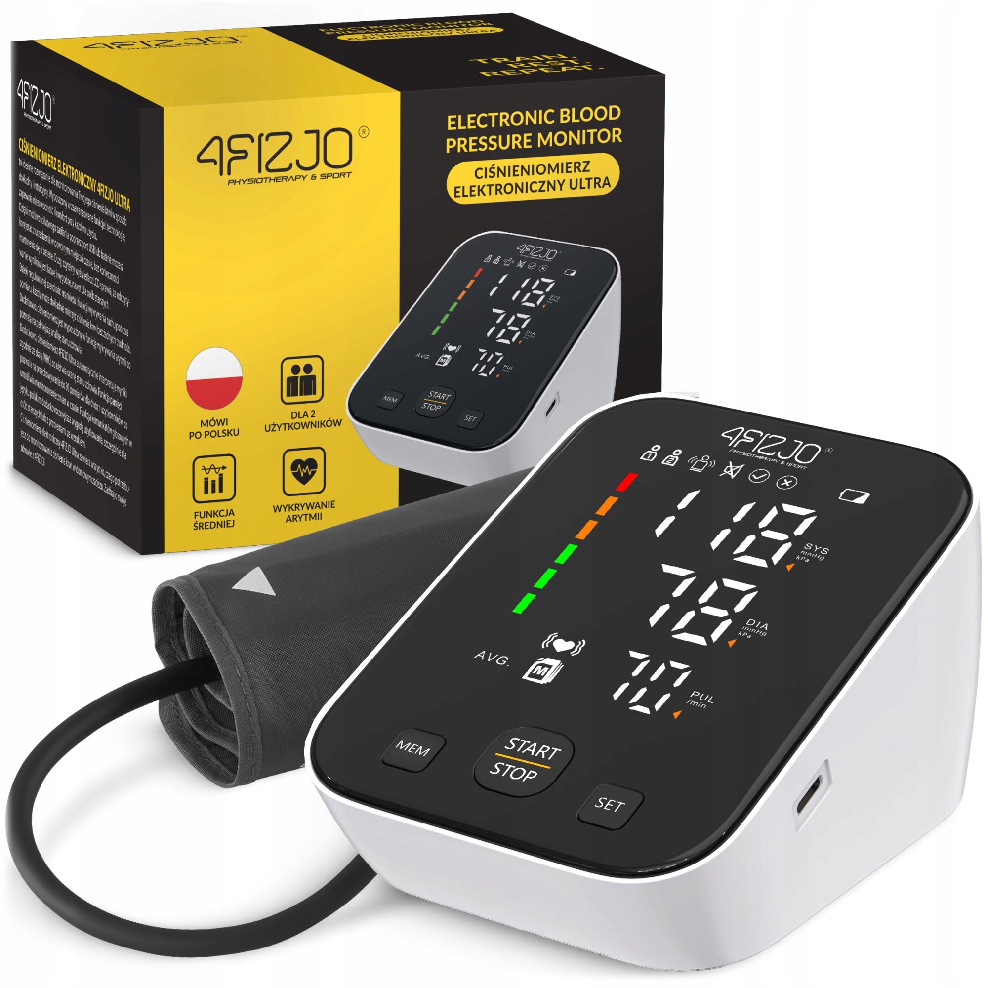 ELECTRIC SHOULDER BLOOD PRESSURE MONITOR ARRHYTHMIA WITH ASSISTANT ACCURATE ULTRA