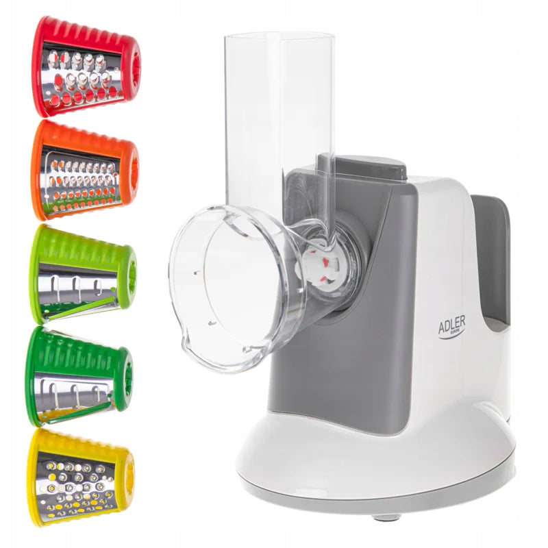 ELECTRIC SLICER FOR VEGETABLES GRATTER 5 ENDS