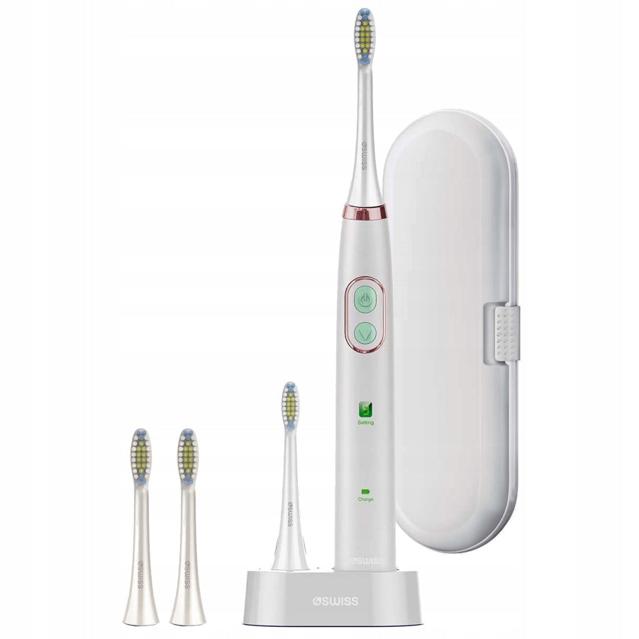 ELECTRIC SONIC TOOTHBRUSH 4SWISS 2 TIPS 38000 RPM Batteries included yes