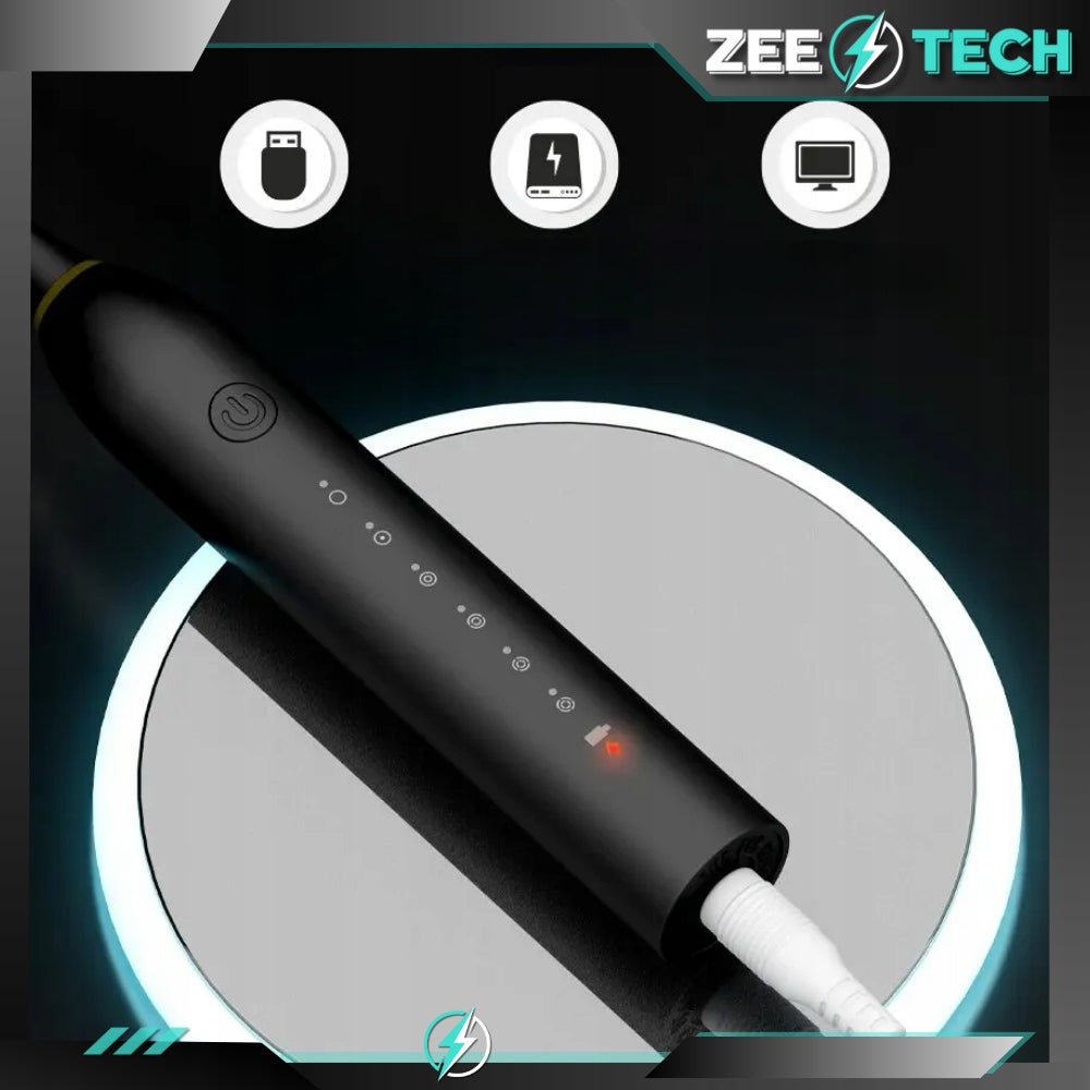 ELECTRIC SONIC TOOTHBRUSH 6 TIMER MODES + 4 TIPS Manufacturer code Szczoteczka elektryczna soniczna X-3