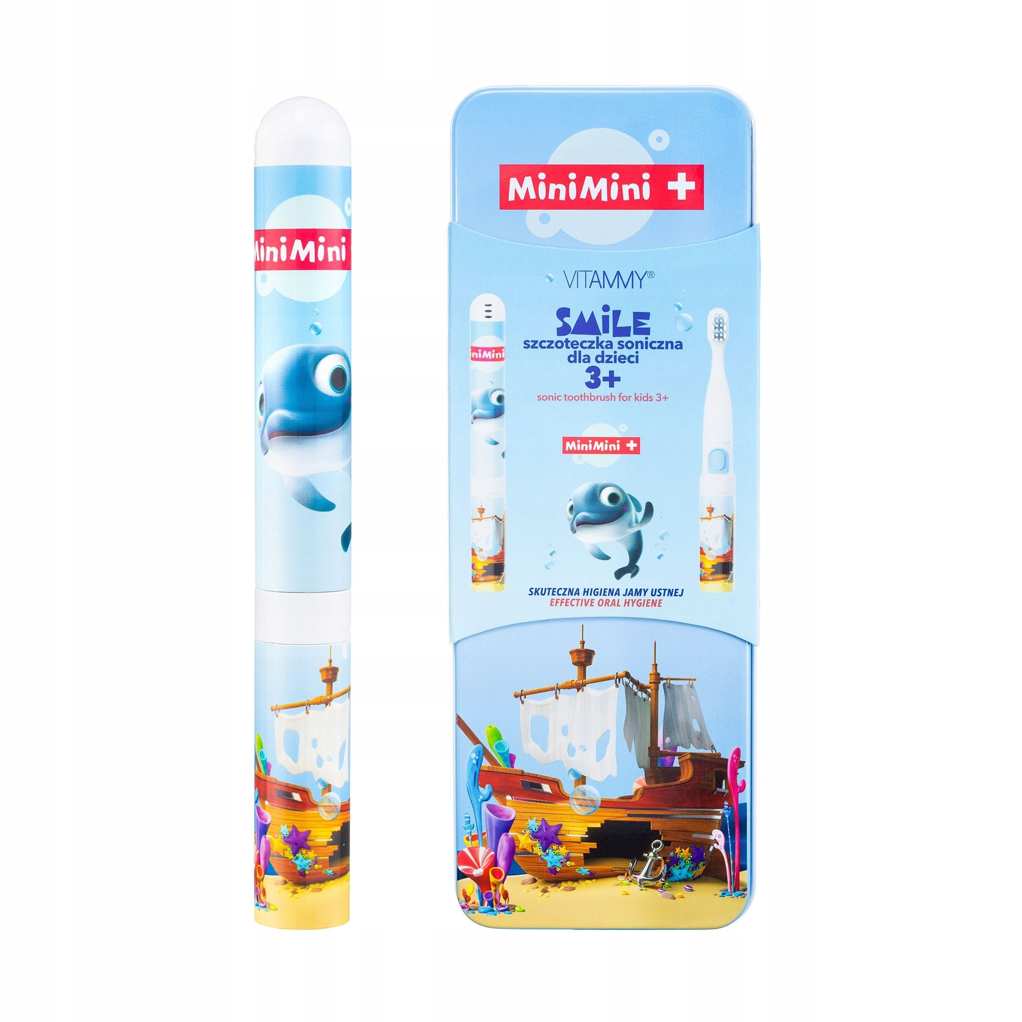 ELECTRIC SONIC TOOTHBRUSH FOR CHILDREN 3+ VITAMMY SMILE MINI MINI Manufacturer code TOW017598