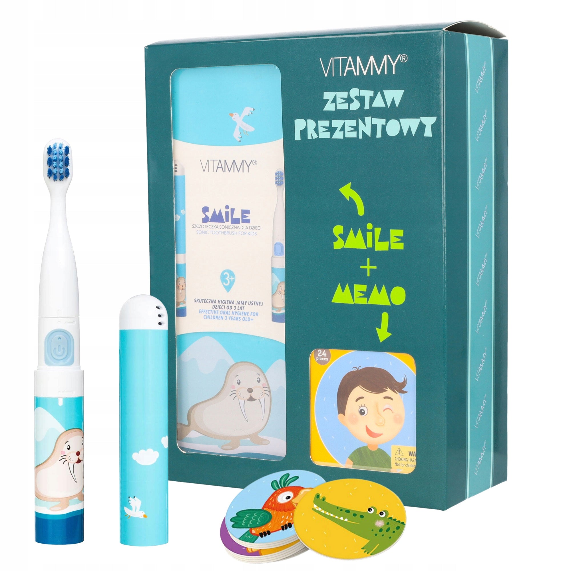 ELECTRIC SONIC TOOTHBRUSH FOR CHILDREN VITAMMY SMILE + FREEBIE GAME