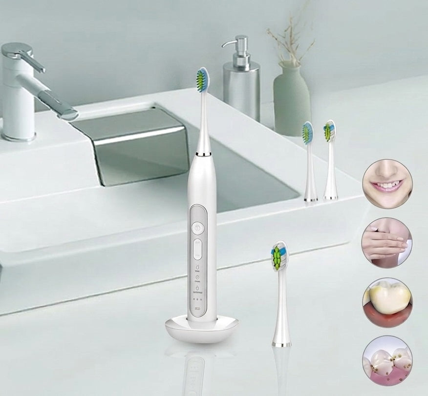 ELECTRIC SONIC TOOTHBRUSH LÄCHEN TIMER CASE 4GŁ White Manufacturer code 45