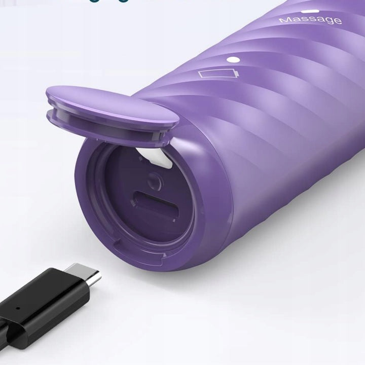 ELECTRIC SONIC TOOTHBRUSH PURPLE + 6 X REPLACEMENT TIPS Manufacturer code SZCZOTECZKA FIOLETOWA