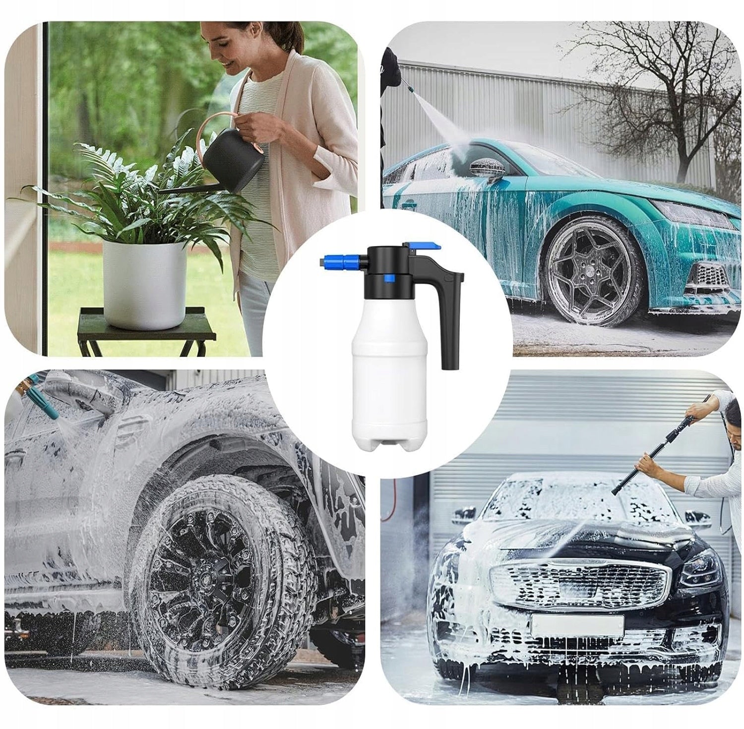 ELECTRIC SPRAY BOTTLE FOAM SPRAYER FOR CAR WASHING Product weight with unit packaging 0.6 kg
