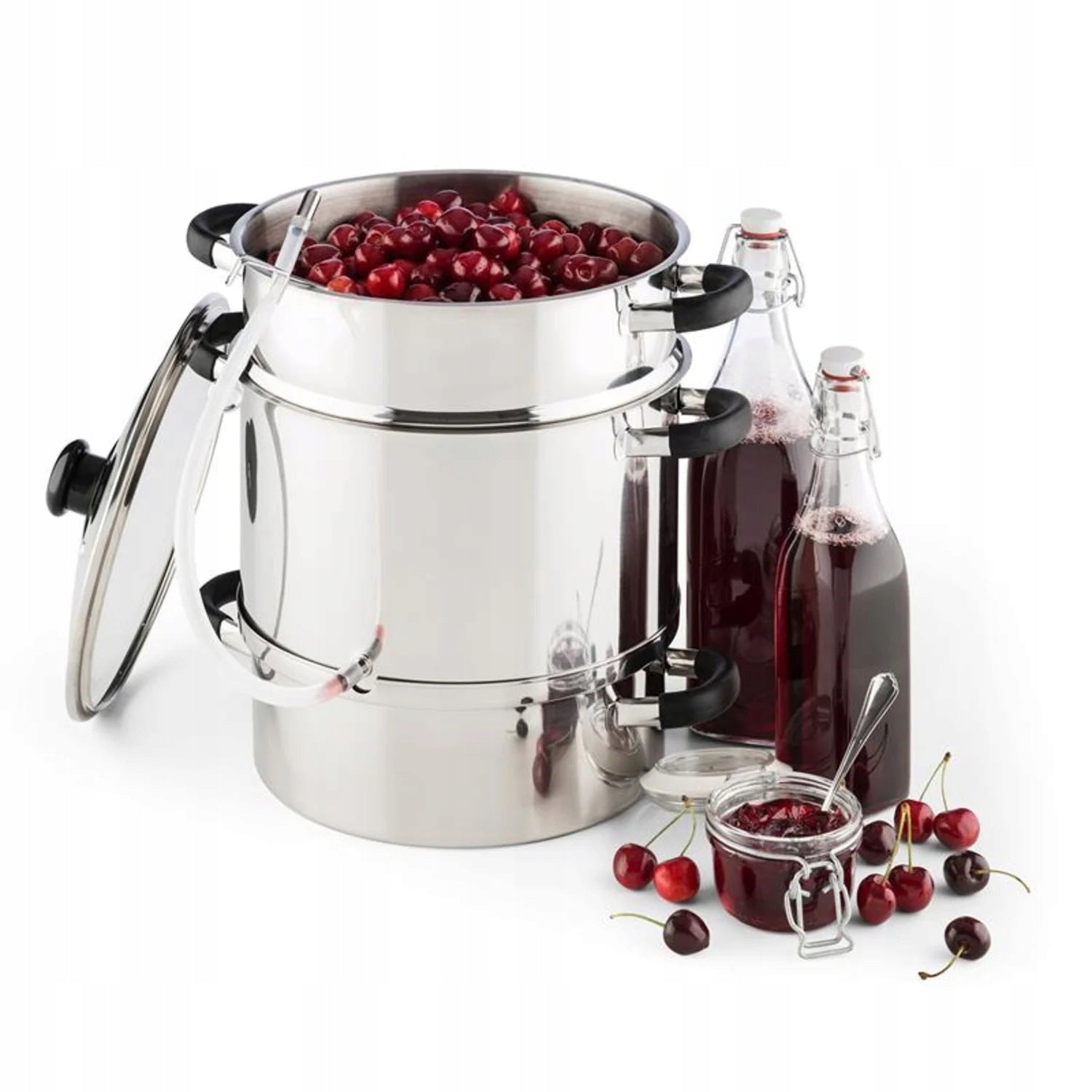 ELECTRIC STEAM JUICER FOR FRUIT JUICES STEAMER STAINLESS STEEL 8L Brand Klarstein