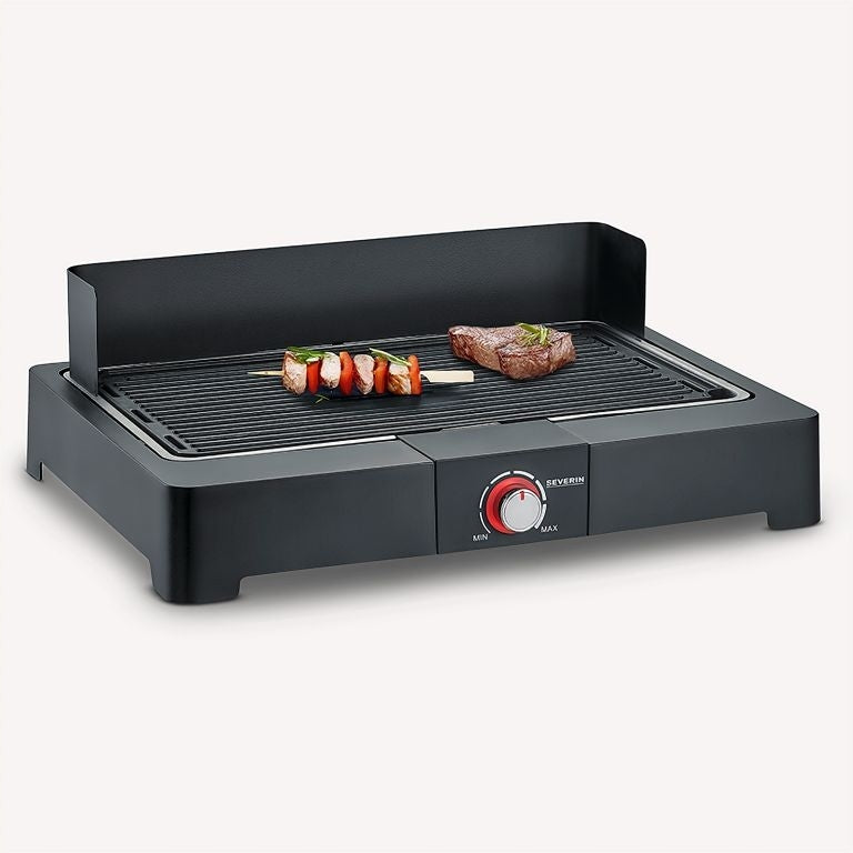 ELECTRIC TABLE GRILL BBQ RIBBED PLATE 2200W BLACK SEVERIN PG8567 Brand Severin