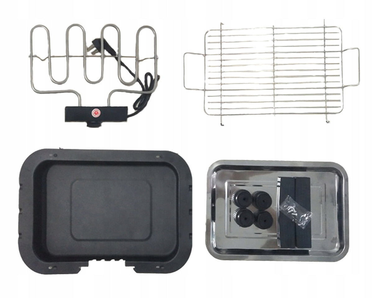 ELECTRIC TABLE GRILL COUNTERTOP GRATE PORTABLE ADJUSTABLE STRONG Power 2000 kW
